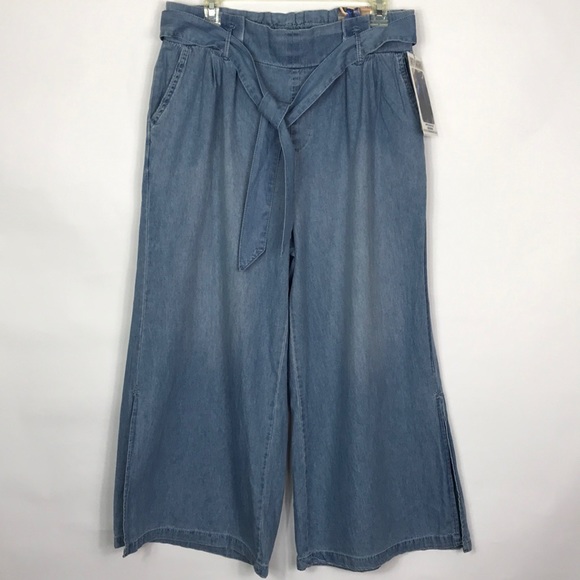 Rewash Pants - Rewash Paper Bag Wide Leg NWT
